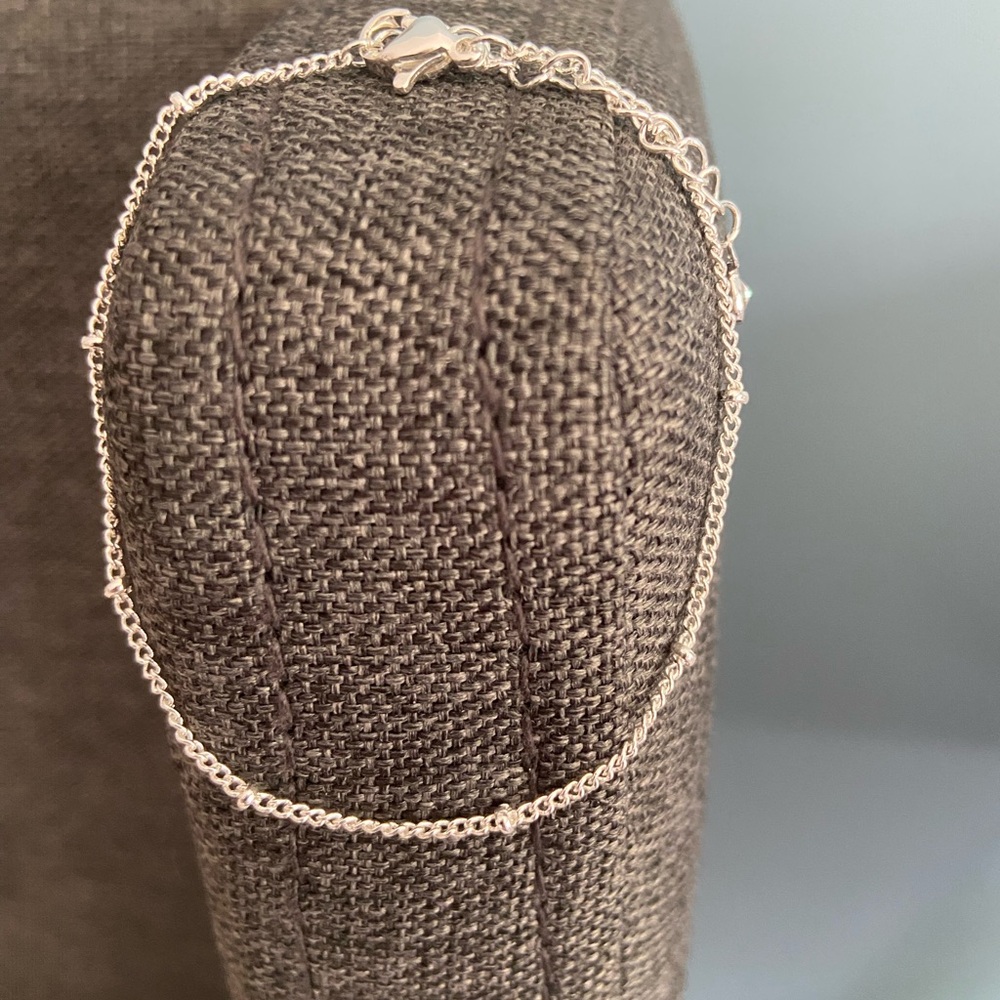 Elegant Sterling Silver Chain Bracelet